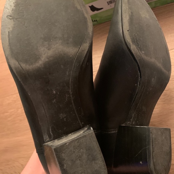 Sam Edelman reesa black leather booties 7.5 - Picture 9 of 11